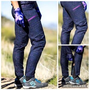 Shredly All Time Zipper Snap Mid-Rise Biking Cycling Pants - Women's size 12